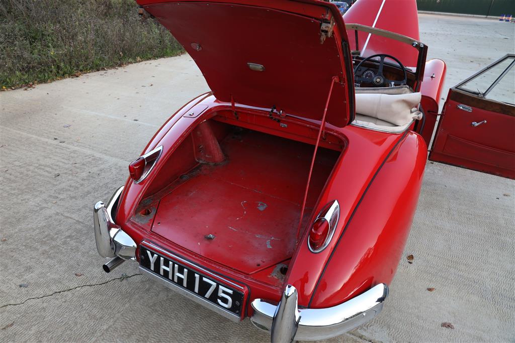 A 1955 Jaguar XK140 DHC